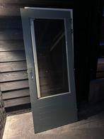 Merbau buitendeur 1995 x 820 mm rechts, Ophalen, Zo goed als nieuw, Buitendeur, 200 tot 215 cm