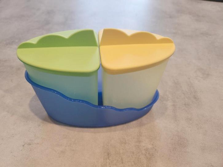 Tupperware Junge Welle Melk- en Suikerset, Huis en Inrichting, Keuken | Tupperware, Nieuw, Beker of Kan, Blauw, Geel, Groen, Wit