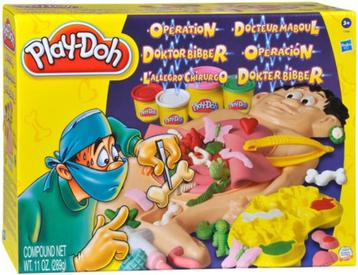 Play-Doh operation Doktor Bibber - Klei boetserklei beschikbaar voor biedingen