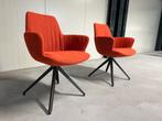 (2) Nieuw Bert Plantagie Maple eetkamerstoel stof rood Stoel, Huis en Inrichting, Stoelen, Twee, ., Nieuw, Ophalen of Verzenden