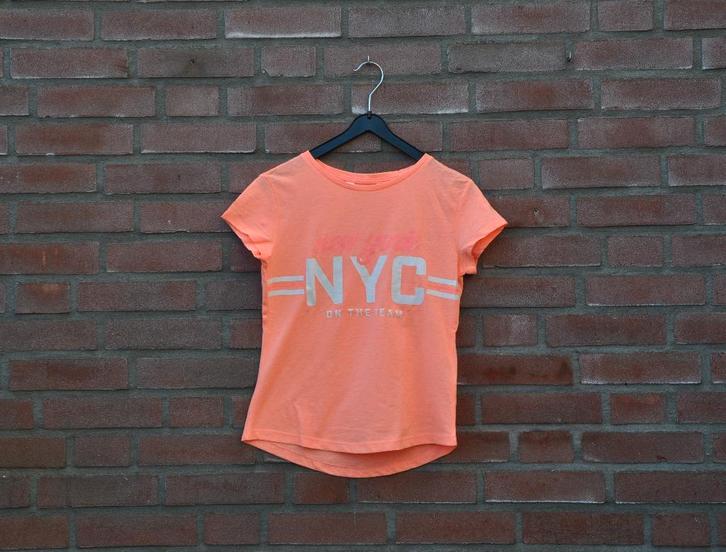 oranje tshirt 146/152, top 146/152, shirt 146/152 nieuw, Kinderen en Baby's, Kinderkleding | Maat 146, Nieuw, Meisje, Shirt of Longsleeve