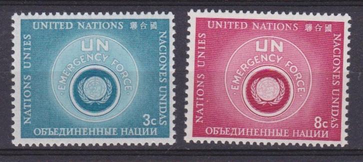 TSS Kavel 1520028 VN New York  pf minr  57-58, Postzegels en Munten, Postzegels | Amerika, Postfris, Noord-Amerika, Ophalen