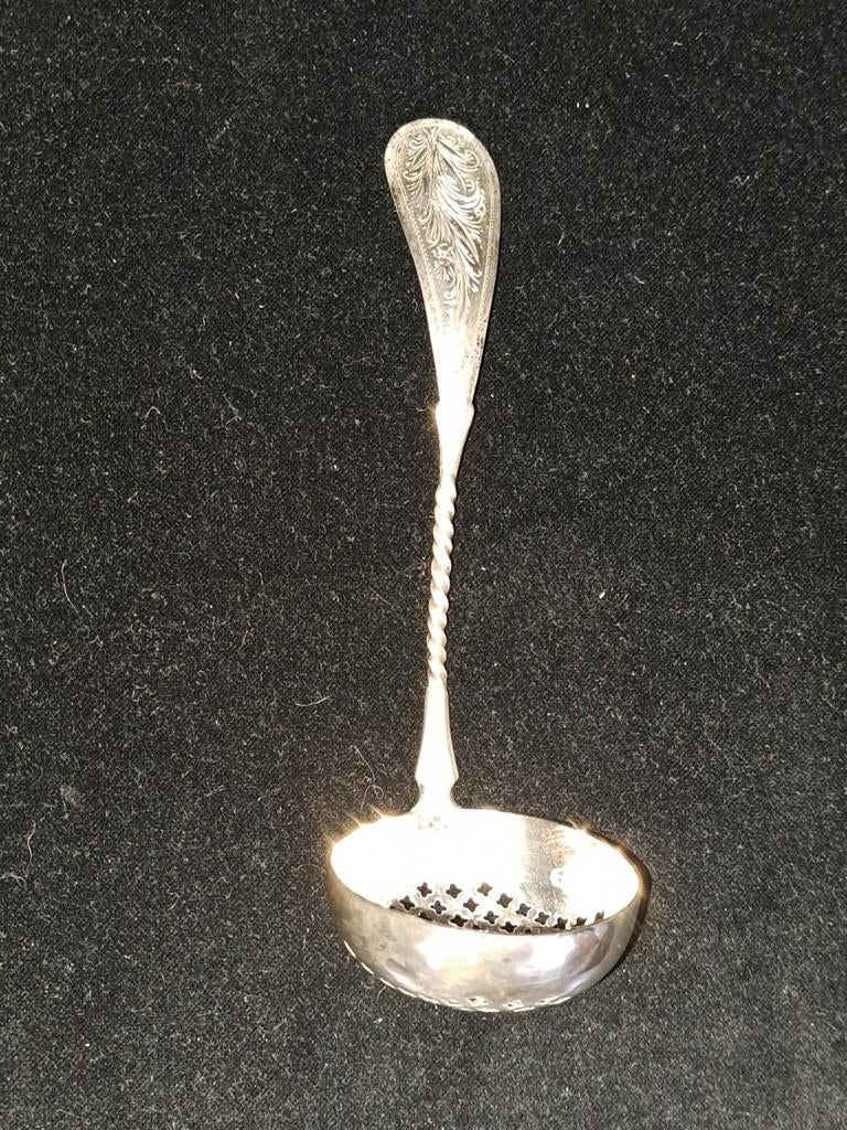 Antiek  zilveren suiker strooilepel, Antiek en Kunst, Ophalen of Verzenden