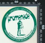 Sticker: Bar Dancing Discotheek Promenade - Beverwijk (2), Ophalen of Verzenden, Zo goed als nieuw, Bedrijf of Vereniging