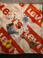 Levi's verzameling: vlag, stickers, badge, Verzamelen, Ophalen of Verzenden, Gebruikt, Overige sporten, Poster, Plaatje of Sticker