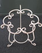 '50-ties smeedijzeren tafelonderstel brocante bijzettafeltje, Ophalen, Tafelpoot, Minder dan 50 cm, Gebruikt