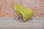 ZGANieuw groene leren Leolux Papageno design fauteuil, Huis en Inrichting, Leolux, Leolux, Design, Ophalen of Verzenden