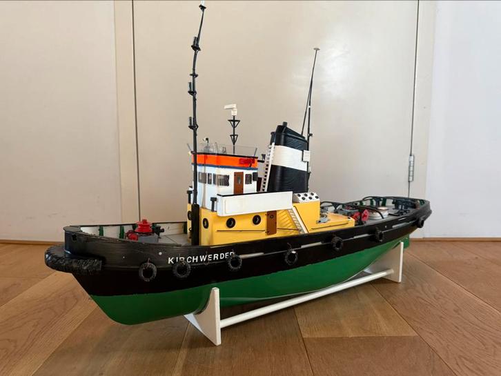TUGBOAT KIRCHWEDWE - RC MODEL, Hobby en Vrije tijd, Modelbouw | Boten en Schepen, Zo goed als nieuw, Ophalen