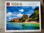 Puzzel King La digue island, Ophalen of Verzenden, 500 t/m 1500 stukjes, Gebruikt, Legpuzzel