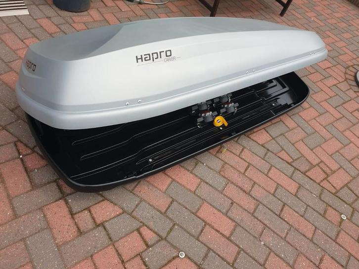 Mooie ALLERGROOTSTE Hapro Carver 8.5 MF XXL dakkoffer skibox, Auto diversen, Dakkoffers, Zo goed als nieuw, Ophalen of Verzenden