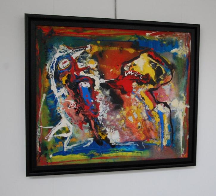 Jan te Wierik origineel op doek., Antiek en Kunst, Kunst | Schilderijen | Modern, Ophalen
