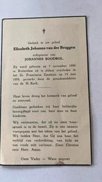 Elisabeth J. vd Bruggen 1886-1959 Rotterdam x Roodbol, Verzenden