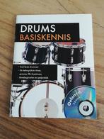 Drums basiskennis, methode voor drums met cd, Drums of Percussie, Les of Cursus, Ophalen of Verzenden, Zo goed als nieuw