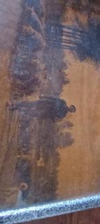 Oude religieuze prent in lijst, Antiek en Kunst, Kunst | Tekeningen en Foto's, Ophalen of Verzenden