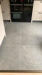 Mooie italiaanse tegels 60x60 taupe/grijs, Doe-het-zelf en Verbouw, Tegels, Ophalen, Nieuw