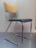 Vintage design buisstoel Gispen Bahaus Rietveld stijl, Huis en Inrichting, Stoelen, Overige materialen, Gebruikt, Zwart, Midcentury modern