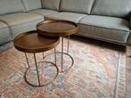 Bronzen aluminium salontafeltjes, Ophalen, Minder dan 45 cm, Minder dan 55 cm, Gebruikt