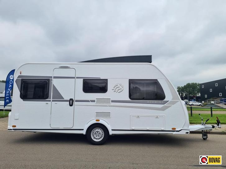 Knaus Sudwind 460 EU, Caravans en Kamperen, Caravans, Bedrijf, 1250 - 1500 kg, Rondzit, Knaus, 2 aparte bedden, Overige typen