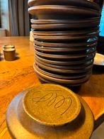 Aardewerk Borden Set Lucie W Bakker, Gebruikt, Ophalen of Verzenden, Bord(en), Overige stijlen