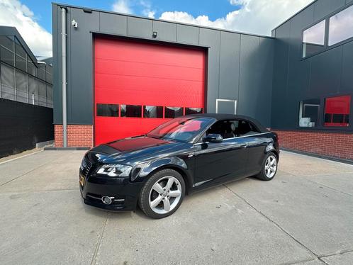 Audi A3 1.8 Tfsi 118KW Cabrio AUT 2012 Zwart, Auto's, Audi, Bedrijf, ABS, Adaptieve lichten, Adaptive Cruise Control, Airbags