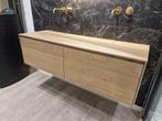 Oppidium Massief eiken houten badmeubel met waskommen!, 100 tot 150 cm, Nieuw, Ophalen of Verzenden, Minder dan 100 cm