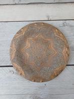 Antiek Koperen Bord - Oosters Design, Ophalen of Verzenden, Koper