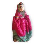 Kleurrijke marionet pop uit India 2 zijdig (man/vrouw) 3101, Antiek en Kunst, Ophalen of Verzenden