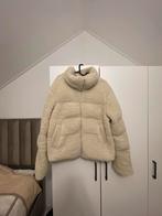 Beige Teddy Puffer Jas, Ophalen, Zo goed als nieuw, Maat 38/40 (M), Beige