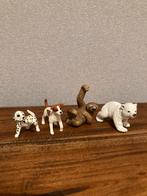 Schleich hondjes, luiaard, ijsbeertje, Ophalen, Zo goed als nieuw, Paard, Beeldje of Figuurtje