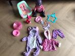 Pop Baby Born , fietsstoeltje en diverse asserties, Ophalen of Verzenden, Zo goed als nieuw, Babypop