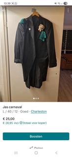 Carnavalsjas Charleston Maat L, Carnaval, Maat 42/44 (L), Ophalen of Verzenden, Charleston