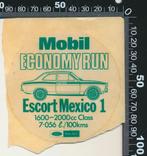 Sticker: Mobil - Economy Rus - Ford Escort Mexico 1, Ophalen of Verzenden, Zo goed als nieuw, Bedrijf of Vereniging