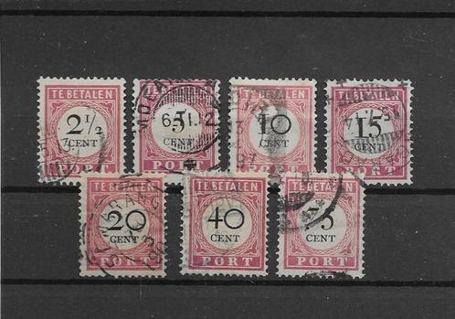 Nederlands Indië 1892. Kavel port zegels, Gestempeld., Postzegels en Munten, Postzegels | Nederlands-Indië en Nieuw-Guinea, Gestempeld