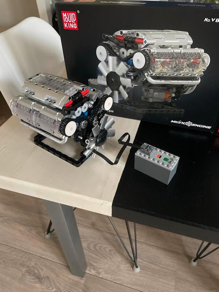Mouldking V8 Motor - Technic Bouwplezier!, Kinderen en Baby's, Speelgoed | Duplo en Lego, Zo goed als nieuw, Losse stenen, Ophalen