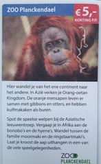 ZOO Planckendael: €5 korting per persoon voor max 4 personen, Drie personen of meer, Kortingskaart