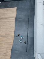 VisHengel+3molens, Watersport en Boten, Hengelsport | Algemeen, Ophalen of Verzenden, Zo goed als nieuw, Werphengel