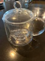Dubbelwandige glazen theepot riviere maison stijl, Ophalen of Verzenden, Zo goed als nieuw