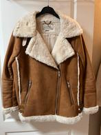 Winterjas cognac/teddy maat m pull&bear, Maat 38/40 (M), Bruin, Verzenden, Zo goed als nieuw