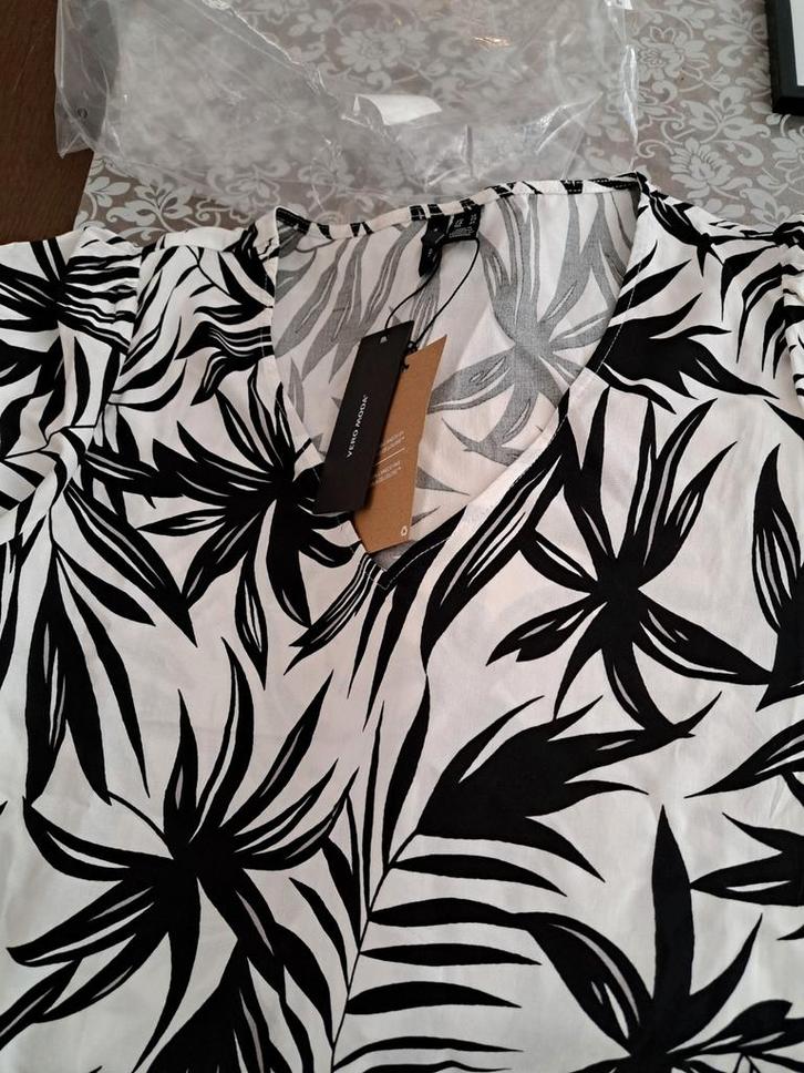 NIEUWE VERO MODA TUNIEK MAAT L, Kleding | Dames, Blouses en Tunieken, Nieuw, Maat 42/44 (L), Wit, Ophalen of Verzenden