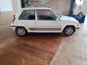 renault 5 gt turbo 1/18 phase 2 solido  49,95 euro beschikbaar voor biedingen