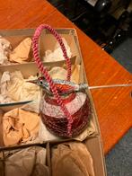 ANTIEKE KERSTBALLEN VOGEL OP HUISJE EN NEST 5X, Ophalen of Verzenden, Gebruikt