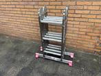 Altrex Varitrex outdoor 4x3 vouwladder/steiger, Ophalen, Gebruikt, Ladder, Opvouwbaar of Inschuifbaar