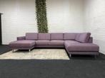 Hoekbank U bank paars - Gereinigd - Gratis Levering, 250 tot 300 cm, Gebruikt, Hoekbank, Ophalen of Verzenden