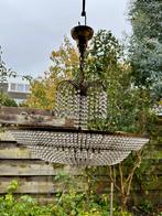 Kristallen kroonluchter antiek, Huis en Inrichting, Ophalen, Gebruikt