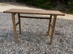 Houten stoere Sidetable / schrijftafel, Huis en Inrichting, Tafels | Sidetables, Ophalen, 100 tot 150 cm, Zo goed als nieuw, Overige houtsoorten