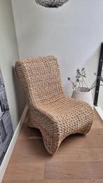 Bananenblad Fauteuil Rotan Frame, Ophalen, Gebruikt, Bruin, Riet of Rotan