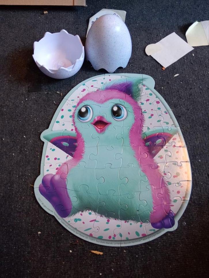 Hatchimals Puzzel in Ei, Kinderen en Baby's, Speelgoed | Kinderpuzzels, Zo goed als nieuw, 4 tot 6 jaar, 10 tot 50 stukjes, Ophalen of Verzenden