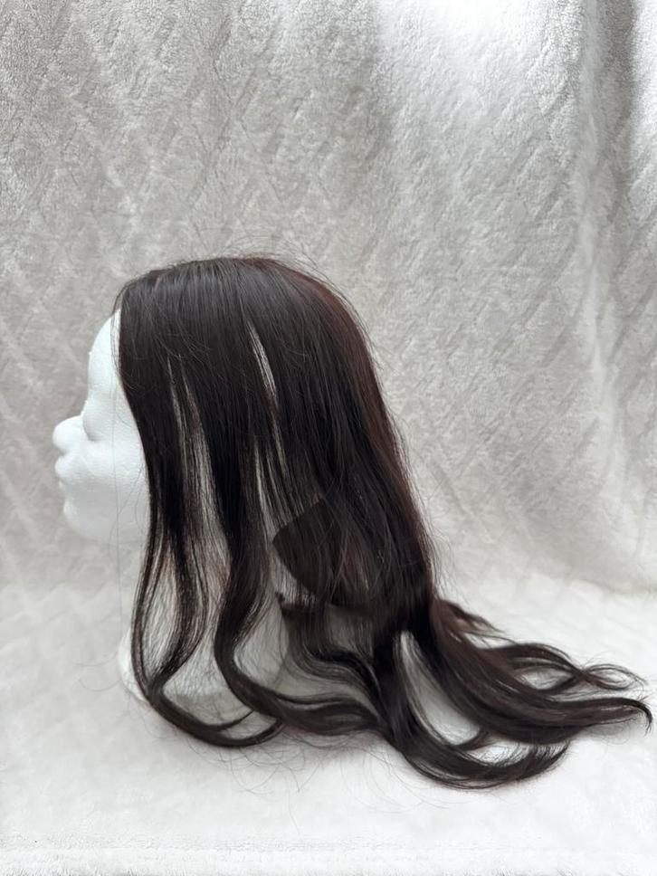 Haarwerk 16”/40 cm met klemmetjes, Sieraden, Tassen en Uiterlijk, Uiterlijk | Haarverzorging, Zo goed als nieuw, Pruik of Haarverlenging