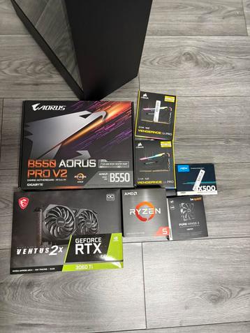 Game pc RTX 3060TI / AMD R5 5600X / 32GB 3600mhz beschikbaar voor biedingen