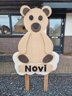 Geboortebord teddybeer, Ophalen, Gebruikt